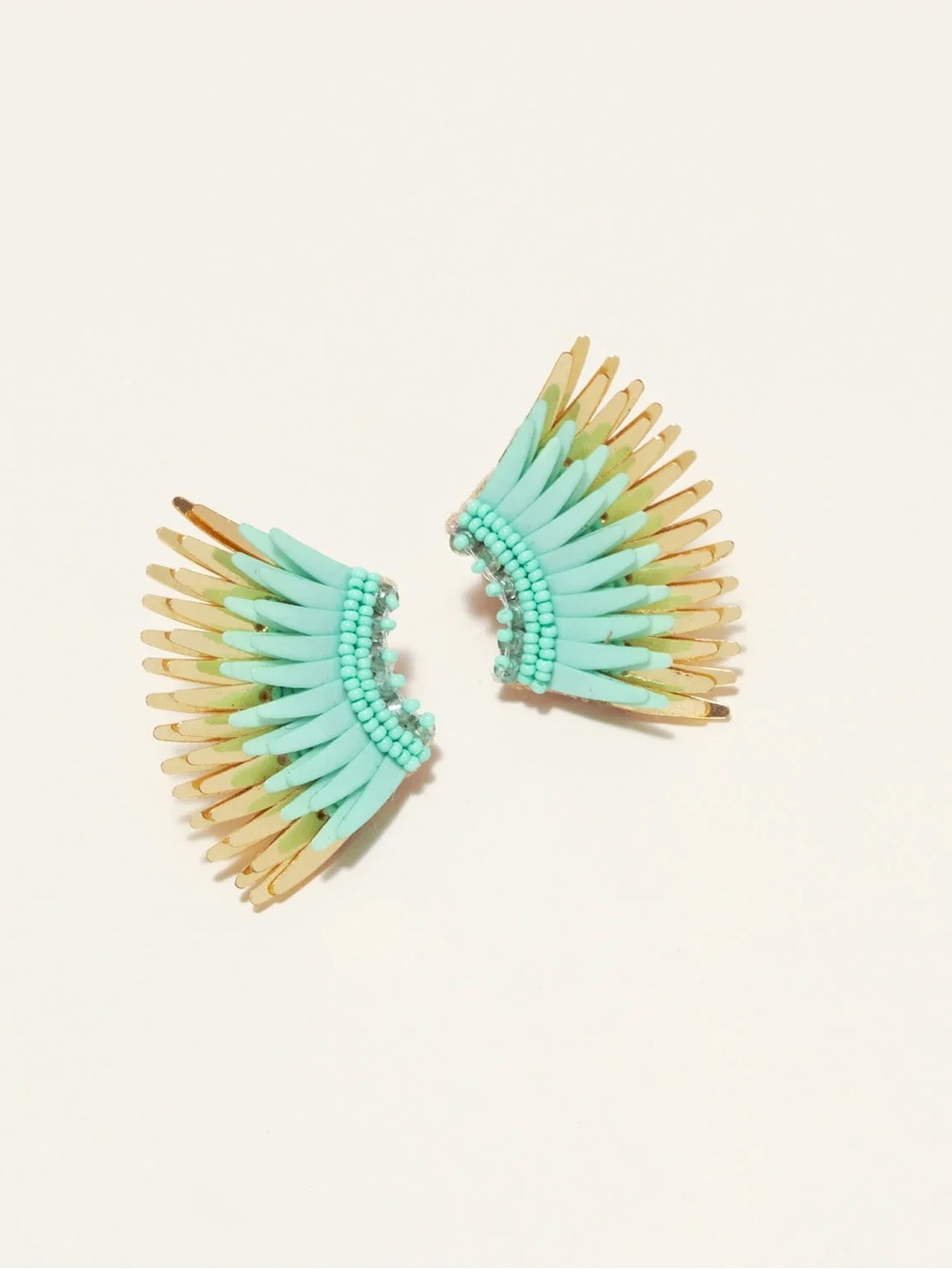 Mignonne Gavigan Turquoise and Gold Madeline Earrings